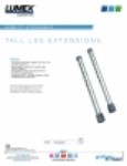 Product Sheet - Tall Leg Extensions